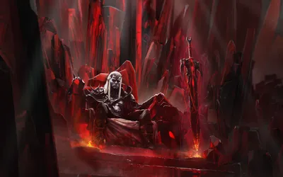 Dreamy Elf Wallpaper Fantasy Wallpaper 4K 1920x1200 Hd, Desktop, Wallpaper, Featuring, An, Elf, Fantasy, Warrior, Seated, Throne, Surrounded, Red, Brown, Ultrawide, Full HD
