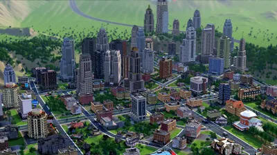 Sleek Vibrant Wallpaper Nature Wallpaper 4K 1920x1080 Hd, Desktop, Wallpaper, Featuring, A, Vibrant, Simcity, Game, Landscape, Detailed, Skyscrapers, Roads, Gray, Ultrawide, Full HD