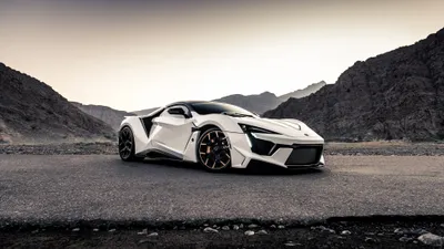 Serene White Wallpaper Cars Wallpaper 4K 3840x2160 White, Lykan, Hypersport, Supercar, Vehicle, On, A, Desert, Road, Rugged, Mountains, Ultra, Ultrawide, 4k