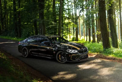 Golden Black Wallpaper Cars Wallpaper 4K 6016x4016 Black, Bmw, M5, Performance, Car, Parked, On, A, Sunlit, Forest, Road, Glossy, Gray, White, Brown, Landscape, 4k