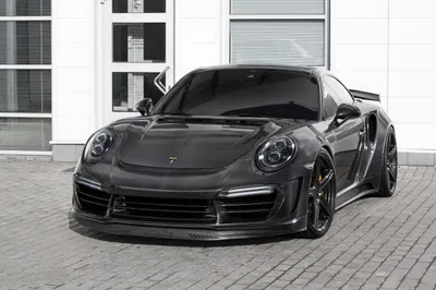 Vivid Glossy Wallpaper Cars Wallpaper 4K 4942x3295 Glossy, Black, Porsche, 911, Sports, Car, Parked, Before, Modern, Building, Ultra, Desktop, White, Gray, Landscape, 4k