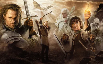 Dreamy Characters Wallpaper Abstract Wallpaper 4K 1920x1200 Hd, Pc, Desktop, Wallpaper, Featuring, Characters, From, The, Movie, Lord, Rings, Fellowship, White, Ultrawide, Full HD