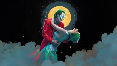 Joaquin Phoenix Lady Gaga Nature Wallpaper 4K 3840x2160 Hd, Wallpaper, Of, Joaquin, Phoenix, And, Lady, Gaga, Characters, Joker, Folie, Deux, Gray, Orange, Purple, Ultrawide, 4k