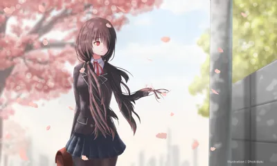 Anime Kurumi Tokisaki Date Abstract Wallpaper 4K 2250x1350 Hd, Anime, Desktop, Wallpaper, Featuring, Kurumi, Tokisaki, From, Date, Live, Standing, Under, White, Ultrawide, Full HD