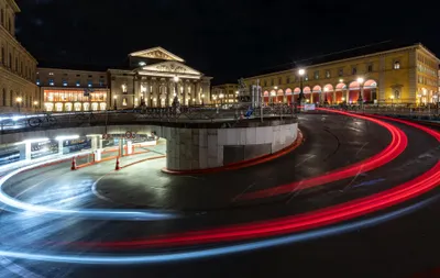 Night Munich Photography Time Black/Dark Wallpaper 4K 2048x1296 Night, Munich, Photography, Time, Lapse, Hd, Desktop, Wallpaper, Red, Gray, Ultrawide, Full HD