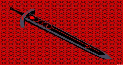 Minimalist Vector Excalibur Sword Inspired Minimal Wallpaper 4K 8500x4500 Minimalist, Vector, Excalibur, Sword, Inspired, By, Fate/grand, Order, Fate, Grand, Black, Anime-style, Red, Ultrawide, 4k