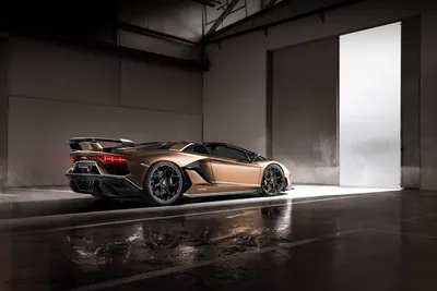 Brown Svj Supercar Dim Cars Wallpaper 4K 7952x5304 Brown, Lamborghini, Aventador, Svj, Supercar, In, A, Dim, Industrial, Garage, Reflective, Wet, White, Landscape, 4k
