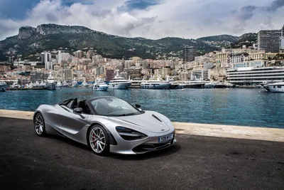 Dark Silver Wallpaper Cars Wallpaper 4K 8213x5475 Silver, Mclaren, 720s, Supercar, Parked, On, Monaco, Waterfront, Yachts, Hillside, Skyline, Ultra, White, Gray, Ultrawide, 4k