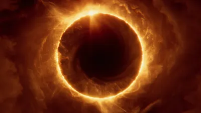 Saros Video Game Fiery Orange Games Wallpaper 4K 2400x1350 Saros, Video, Game, Hd, Pc, Wallpaper, Fiery, Orange, Ringed, Eclipse, Black, Central, Brown, Ultrawide, Full HD