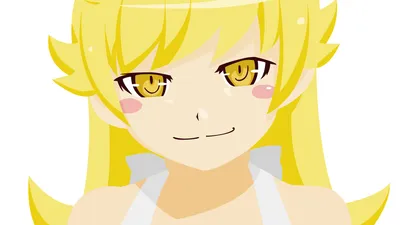 Shinobu Oshino Anime Abstract Wallpaper 4K 1920x1080 Shinobu, Oshino, Anime, Monogatari, Series, Hd, Desktop, Wallpaper, Yellow, White, Ultrawide, Full HD