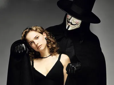 Radiant Movie Wallpaper Abstract Wallpaper 4K 1600x1200 A, Striking, Hd, Wallpaper, From, The, Movie, V:, Vendetta, Featuring, Mysterious, Figure, White, Landscape