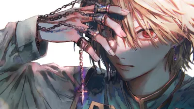 Kurapika Hunter Blonde Hair Abstract Wallpaper 4K 3840x2160 Hd, Desktop, Wallpaper, Featuring, Kurapika, From, Hunter, X, Blonde, Hair, Red, Eyes, White, Gray, Ultrawide, 4k