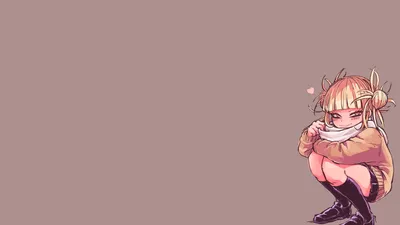 Himiko Toga Hero Abstract Wallpaper 4K 1920x1080 Hd, Desktop, Wallpaper, Of, Himiko, Toga, From, My, Hero, Academia, Crouching, Right, Gray, Ultrawide, Full HD