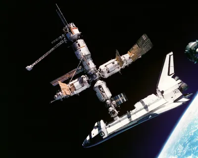 Moody Nasa Wallpaper Space Wallpaper 4K 3000x2400 Hd, Desktop, Wallpaper, Showing, Nasa’s, Space, Shuttle, Atlantis, Nasa, Docked, Mir, Station, White, Square, QHD