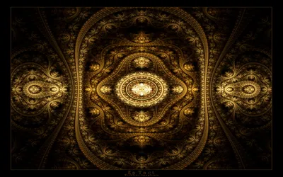 Moody Abstract Wallpaper Abstract Wallpaper 4K 2560x1600 Hd, Pc, Desktop, Wallpaper, Featuring, An, Intricate, Abstract, Fractal, Design, Golden, Symmetrical, Brown, Ultrawide, QHD
