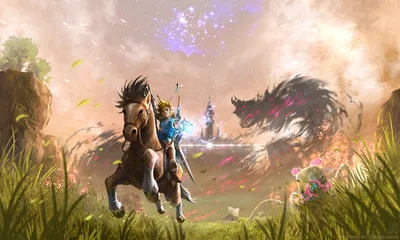 Link Horseback Facing Ganon Legend Animals Wallpaper 4K 1920x1152 Hd, Desktop, Wallpaper, Of, Link, On, Horseback, Facing, Ganon, Legend, Zelda, Breath, Gray, Ultrawide, Full HD