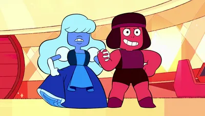 Ruby Sapphire Steven Universe Space Wallpaper 4K 1920x1090 Ruby, And, Sapphire, (steven, Universe, Hold, Hands, Smile, Bright, Interior, White, Ultrawide, Full HD
