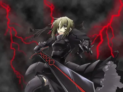 Vivid Saber Wallpaper Black/Dark Wallpaper 4K 1600x1200 Hd, Desktop, Wallpaper, Featuring, Saber, Alter, From, Fate/stay, Fate, Stay, Night, Movie, Red, Brown, Landscape