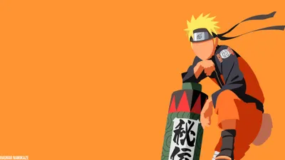Naruto Minimalist Minimal Minimal Wallpaper 4K 4098x2304 Naruto, Minimalist, Orange, Purple, Ultrawide, 4k