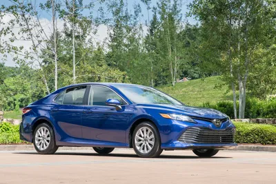 Blue Camry Compact Cars Wallpaper 4K 2998x2000 Blue, Toyota, Camry, Compact, Car, Parked, On, A, Tree-lined, Suburban, Street, Quad, White, Landscape, QHD