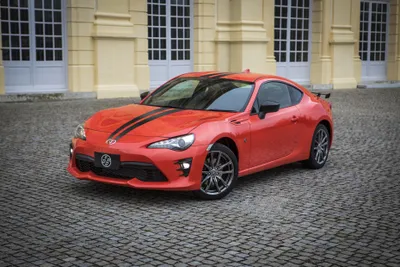 Red Sports Car Cars Wallpaper 4K 3722x2481 Red, Toyota, 86, Sports, Car, Vehicle, Parked, On, Cobblestone, Plaza, Before, Pale, Gray, Ultrawide, QHD