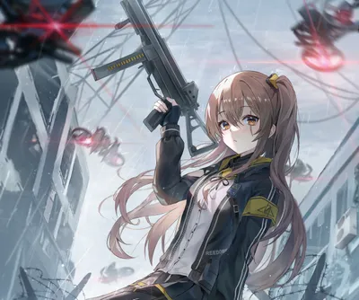 Dark Ump45 Wallpaper Games Wallpaper 4K 2371x1976 Ump45, Girls, Frontline), Video, Game, Hd, Desktop, White, Square, Full HD