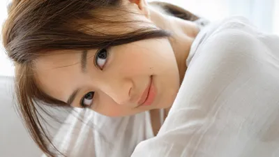 Misty Asian Wallpaper Abstract Wallpaper 4K 1920x1079 Hd, Desktop, Wallpaper, Featuring, An, Asian, Woman, With, Soft, Features, Gently, Smiling, White, Ultrawide, Full HD