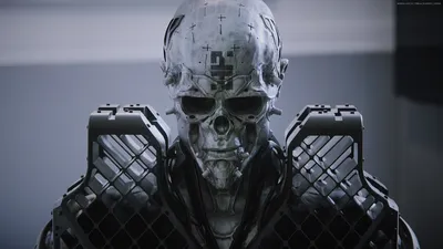 Armor Dark Skull Black/Dark Wallpaper 4K 1920x1080 Armor, Dark, Skull, Hd, Desktop, Wallpaper, Background, Gray, Ultrawide, Full HD