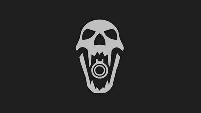 Vibrant Minimalist Wallpaper Black/Dark Wallpaper 4K 12000x6750 Minimalist, Gray, Skull, Emblem, Of, Blackbeard, From, Tom, Clancy, 039, Rainbow, Six, White, Ultrawide, 4k