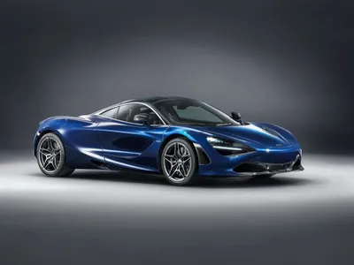 Blue Mclaren 720s Supercar Sports Cars Wallpaper 4K 4096x3072 Blue, Mclaren, 720s, Supercar, Sports, Car, Displayed, In, Studio, Glossy, Curves, Alloy, Gray, White, Landscape, 4k