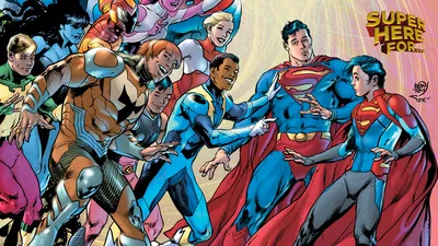 Radiant Superman Wallpaper Abstract Wallpaper 4K 1920x1080 Superman, Cosmic, Boy, Saturn, Girl, Lightning, Lad, Jon, Kent, Comic, Legion, Super-heroes, White, Ultrawide, Full HD