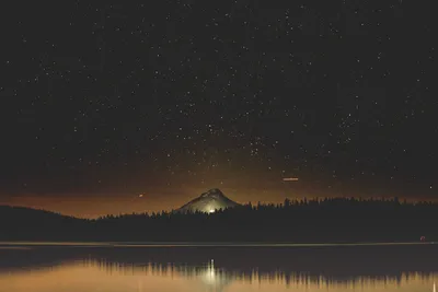 Tranquil Lake Starry Night Space Wallpaper 4K 7751x5170 8k, Ultra, Hd, Wallpaper, Showing, A, Tranquil, Lake, Under, Starry, Night, Sky, Gray, Landscape, 4k