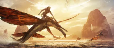 Radiant Avatar Wallpaper Nature Wallpaper 4K 3914x1661 Avatar, The, Way, Of, Water, Movie, Na'vi, 039, Rider, Atop, White, Ultrawide, 4k