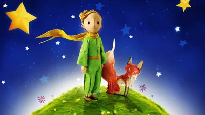 Little Prince Green Space Wallpaper 4K 3840x2160 The, Little, Prince, In, A, Green, Suit, And, Flowing, Yellow, Scarf, Stands, Brown, White, Ultrawide, 4k