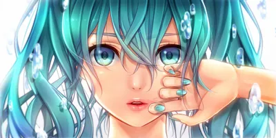 Hatsune Miku Vocaloid Blue Abstract Wallpaper 4K 2160x1080 Hd, Desktop, Wallpaper, Featuring, Hatsune, Miku, From, Vocaloid, Striking, Blue, Hair, Eyes, White, Ultrawide, Full HD