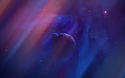 Sleek Depicting Wallpaper Space Wallpaper 4K 2560x1600 Hd, Pc, Desktop, Wallpaper, Depicting, A, Blue-toned, Sci‑fi, Space, Scene, Planet, Distant, Brown, Ultrawide, QHD