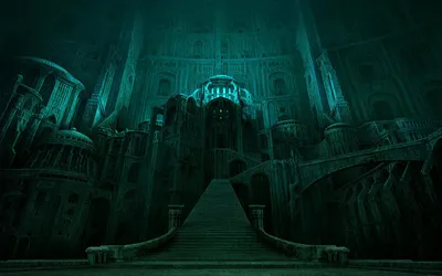 Fantasy Depicting Dark Black/Dark Wallpaper 4K 1920x1200 Hd, Fantasy, Desktop, Wallpaper, Depicting, A, Dark, Imposing, Fortress, Inspired, Lord, Rings, Brown, Purple, Ultrawide, Full HD