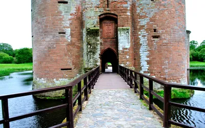 Bright Man Wallpaper Fantasy Wallpaper 4K 1920x1200 Man, Made, Caerlaverock, Castle, Hd, Desktop, Wallpaper, Gray, White, Ultrawide, Full HD
