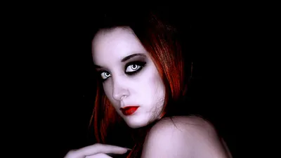 Moody Dark Wallpaper Black/Dark Wallpaper 4K 3500x1969 Hd, Pc, Desktop, Wallpaper, Featuring, A, Dark, Vampire, Pale, Skin, Piercing, Eyes, White, Ultrawide, QHD