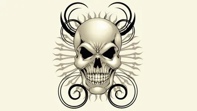 Bold Dark Wallpaper Black/Dark Wallpaper 4K 6450x3627 Dark, Skull, Hd, Desktop, Wallpaper, Background, Image, White, Ultrawide, 4k