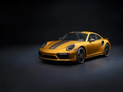 Sleek Yellow Turbo Sports Car Cars Wallpaper 4K 3600x2698 Hd, Wallpaper, Of, A, Sleek, Yellow, Porsche, 911, Turbo, Sports, Car, Displayed, Purple, Orange, Landscape, QHD