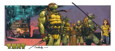 Comic Teenage Mutant Ninja World Wallpaper 4K 3735x1660 Hd, Pc, Desktop, Wallpaper, Featuring, A, Comic-style, Teenage, Mutant, Ninja, Turtles, Scene, White, Orange, Gray, Ultrawide, QHD