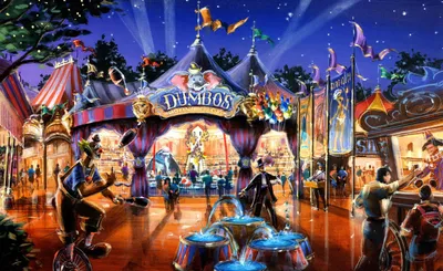 Vivid Vibrant Wallpaper Abstract Wallpaper 4K 2558x1567 Hd, Pc, Desktop, Wallpaper, Featuring, A, Vibrant, Circus, Scene, 1941, Movie, Dumbo, Red, Ultrawide, Full HD