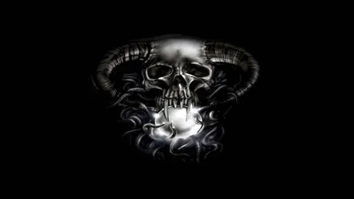Calm Dark Wallpaper Black/Dark Wallpaper 4K 1920x1080 Dark, Skull, Hd, Desktop, Wallpaper, Background, Image, White, Ultrawide, Full HD