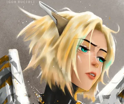 Mercy Overwatch Igor Bucioli Abstract Wallpaper 4K 1920x1600 Mercy, Overwatch, 2, By, Igor, Bucioli, Gray, White, Square, Full HD