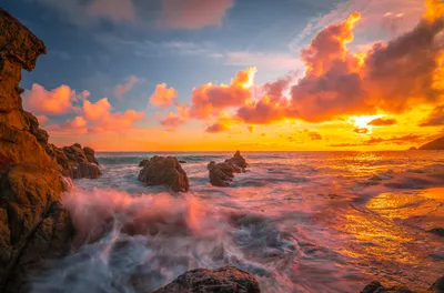 Sleek Vibrant Wallpaper Nature Wallpaper 4K 7886x5202 8k, Ultra, Hd, Desktop, Wallpaper, Of, A, Vibrant, Sunset, Over, Ocean, Horizon), Gray, Brown, Ultrawide, 4K