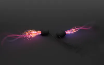 Crisp Headphones Wallpaper Abstract Wallpaper 4K 2560x1600 Hd, Wallpaper, Featuring, Headphones, With, Colorful, Dynamic, Light, Trails, Dark, Gray, Brown, Ultrawide, QHD