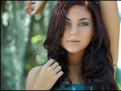 Definition Woman Long Dark Hair Black/Dark Wallpaper 4K 2560x1920 A, High-definition, Desktop, Wallpaper, Featuring, Woman, With, Long, Dark, Hair, Blue, Eyes, Gray, Landscape, QHD