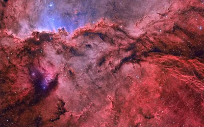 Radiant Red Wallpaper Space Wallpaper 4K 1920x1200 Hd, Pc, Desktop, Wallpaper, Red, Nebula, With, Stars, Dark, Filaments, Sci‑fi, Space, Brown, Ultrawide, Full HD