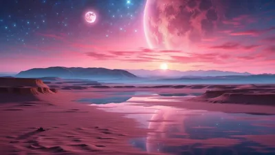 Crisp Purple Wallpaper Space Wallpaper 4K 2560x1440 Purple, Moon, Brown, Ultrawide, QHD